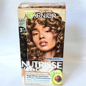 Garnier Nutrisse Ultra Color Caramelo Blonde LC1 For Soft Black Hair